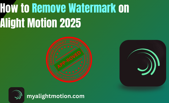 alight motion watermark remover